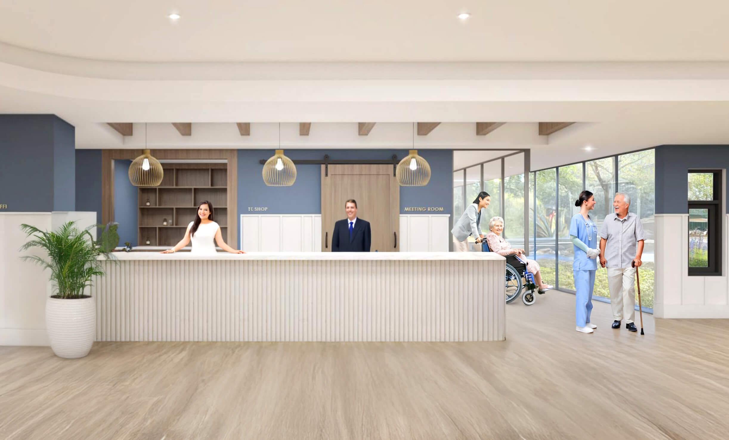 image of front entrance of Northern Heights Community in North Bay